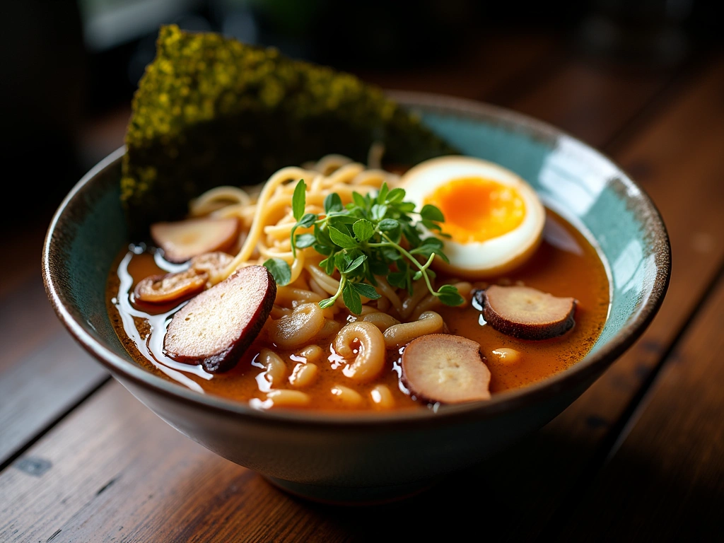 Forest mushroom ramen