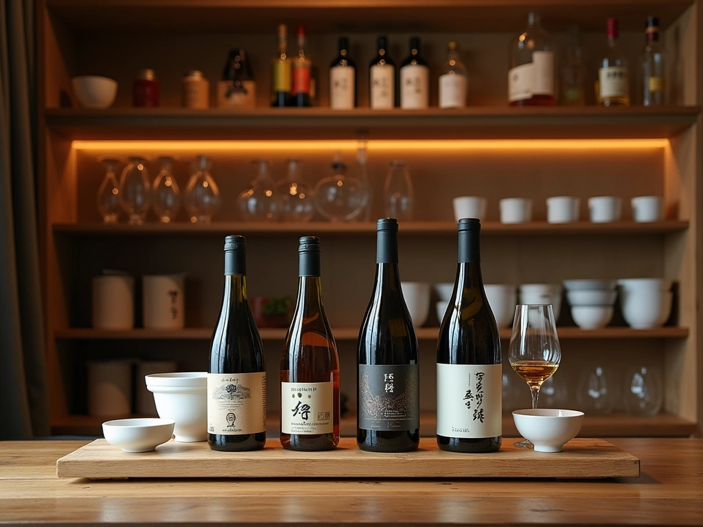 Sake and wine collection